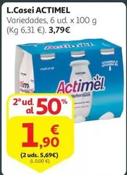 Oferta de Actimel - L.casei por 1,9€ en Alcampo