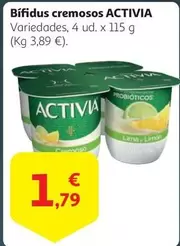 Oferta de Activia - Bifidus Cremosos por 1,79€ en Alcampo