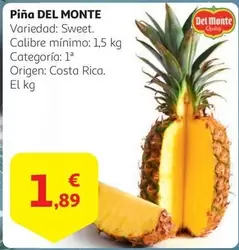 Oferta de Del Monte - Pina por 1,89€ en Alcampo