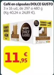 Oferta de Dolce Gusto - Café En Cápsulas por 11,95€ en Alcampo