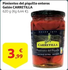 Oferta de Carretilla - Pimientos Del Piquillo Enteros Galon por 3,99€ en Alcampo