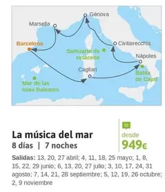 Oferta de Marsella - La Musica Del Mar 8 Días | 7 Noches por 949€ en Viajes El Corte Inglés