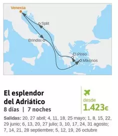 Oferta de Venecia - El Esplendor Del Adriatico por 1423€ en Viajes El Corte Inglés