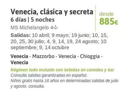 Oferta de Venecia - Venecia, Clasica Y Secreta por 885€ en Viajes El Corte Inglés