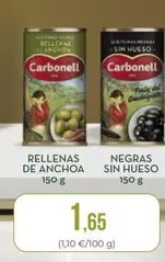 Oferta de Carbonell - Rellenas De Anchoa por 1,65€ en SPAR Gran Canaria