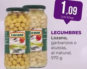 Oferta de Lozano - Legumbres por 1,09€ en SPAR Gran Canaria