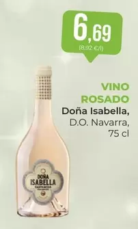 Oferta de Isabella - Vino Rosado por 6,69€ en SPAR Gran Canaria