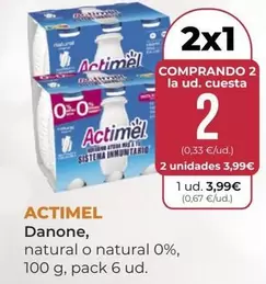 Oferta de Danone - Actimel por 3,99€ en SPAR Gran Canaria