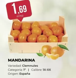 Oferta de Origen - Mandarina por 1,69€ en SPAR Gran Canaria