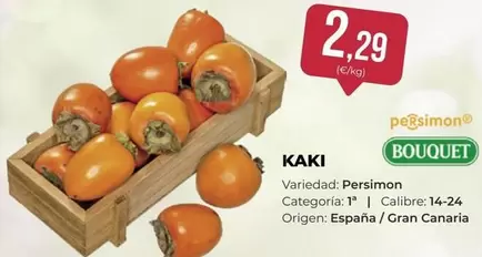 Oferta de Bouquet - Kaki por 2,29€ en SPAR Gran Canaria