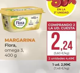 Oferta de Flora - Margarina por 2,99€ en SPAR Gran Canaria