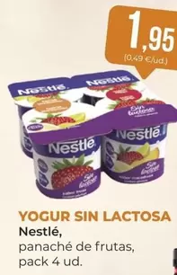 Oferta de Nestlé - Yogur Sin Lactosa por 1,95€ en SPAR Gran Canaria