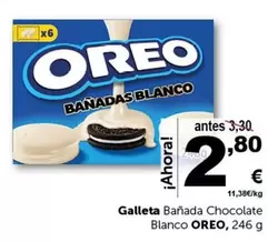 Oferta de Oreo - Galleta Banada Chocolate Blanco por 2,8€ en Masymas