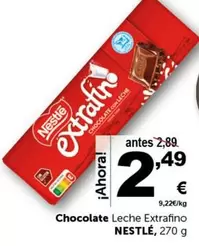 Oferta de Nestlé - Chocolate Leche Extrafino por 2,49€ en Masymas