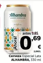 Oferta de Alhambra - Cerveza Especial Lata por 0,69€ en Masymas