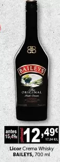 Oferta de Baileys - Licor Crema Whisky por 12,49€ en Masymas