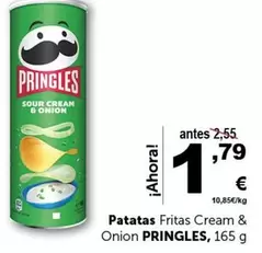 Oferta de Pringles - Patatas Fritas Cream & Onion por 1,79€ en Masymas