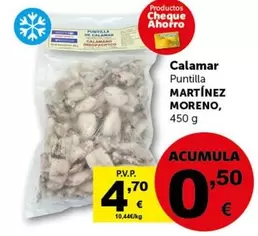 Oferta de Calamar Puntilla por 4,7€ en Masymas