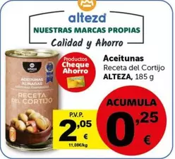 Oferta de Alteza - Aceitunas por 2,05€ en Masymas