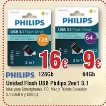 Oferta de Philips - Phillips 128gb por 16€ en Froiz