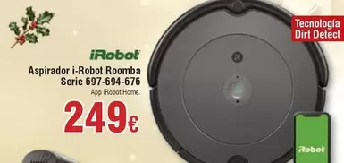 Oferta de Irobot - Aspirador I-robot Roomba Serie 697694-676 por 249€ en Froiz