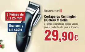 Oferta de Remington - Cortapelos  HC363C Maletin por 29,9€ en Froiz