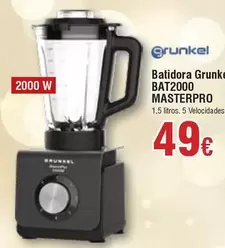 Oferta de Grunkel - Batidora  BAT2000 por 49€ en Froiz