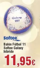 Oferta de Balon Fútbol 11 Softee Galaxy Hibrido por 11,95€ en Froiz