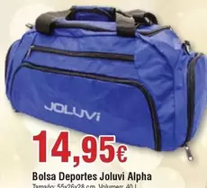 Oferta de Bolsa Deportes Joluvi Alpha por 14,95€ en Froiz