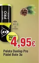 Oferta de Dunlop - Pelota Pro Pádel Bote por 4,95€ en Froiz