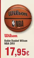 Oferta de Wilson -  Balon Basket  Nba Drv por 17,95€ en Froiz