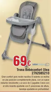 Oferta de Confort - Trona Bebé  Olea 2792085210 por 69€ en Froiz