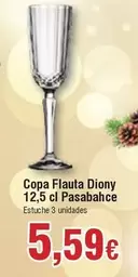 Oferta de Copa Flauta Diony Pasabahce por 5,59€ en Froiz