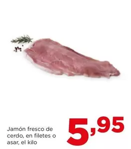 Oferta de Jamón Fresco De Cerdo, En Filetes O Asar por 5,95€ en Alimerka