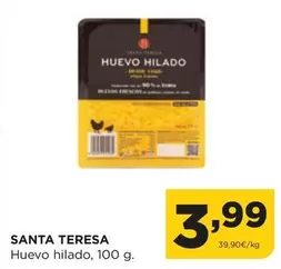 Oferta de Santa teresa - Santa Teresa Huevo Hilado por 3,99€ en Alimerka