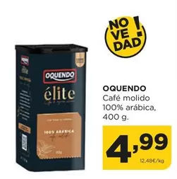 Oferta de Oquendo - Café Molido 100% Arabica por 4,99€ en Alimerka