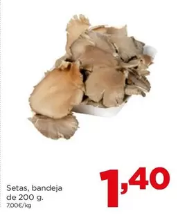 Oferta de Setas, Bandeja por 1,4€ en Alimerka