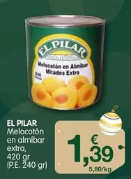 Oferta de El Pilar - Melocoton En Almibar Extra por 1,39€ en CashDiplo