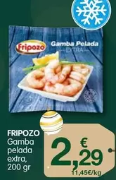 Oferta de Fripozo - Gamba Pelada Extra por 2,29€ en CashDiplo