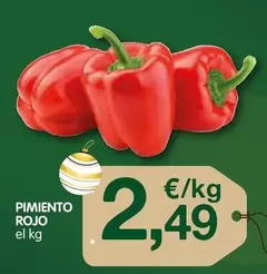 Oferta de Pimiento Rojo por 2,49€ en CashDiplo