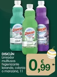 Oferta de Disiclin - Limiador Multiusos Higienizante Lavanda Colonia O Manzana por 0,99€ en CashDiplo