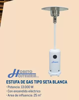 Oferta de Estufa De Gas Tipo Seta Blanca en Makro