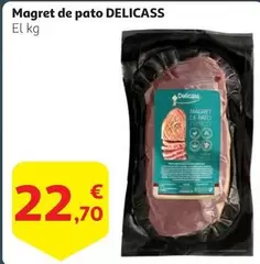 Oferta de Delicass - Magret De Pato por 22,7€ en Alcampo