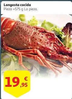 Oferta de Langosta Cocida por 19,95€ en Alcampo