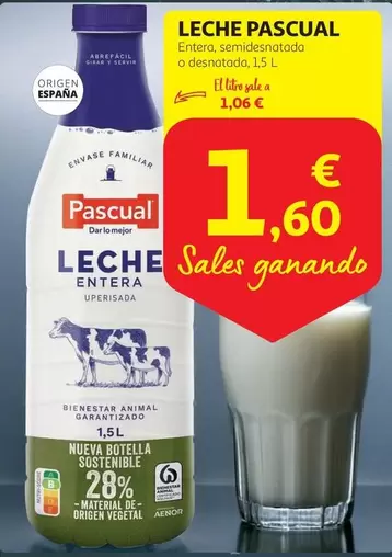 Oferta de Origen - Leche por 1,6€ en Alcampo