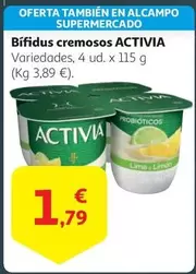 Oferta de Activia - Bifidus Cremosos por 1,79€ en Alcampo