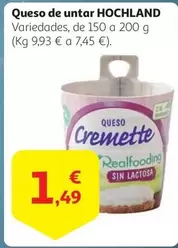 Oferta de Hochland - Queso De Untar por 1,49€ en Alcampo