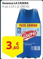 Oferta de La Casera - Gaseosa por 3,6€ en Alcampo