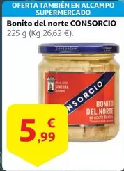 Oferta de Consorcio - Bonito Del Norte por 5,99€ en Alcampo