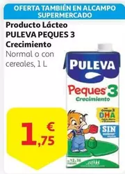 Oferta de Puleva - Producto Lácteo Peques 3 Crecimiento por 1,75€ en Alcampo